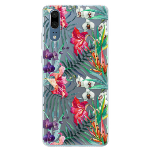 Silikonové pouzdro iSaprio - Flower Pattern 03 - Huawei P20