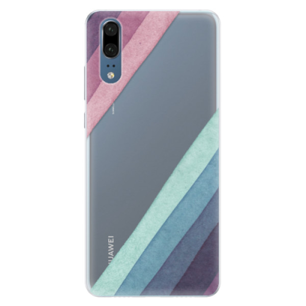 Silikonové pouzdro iSaprio - Glitter Stripes 01 - Huawei P20