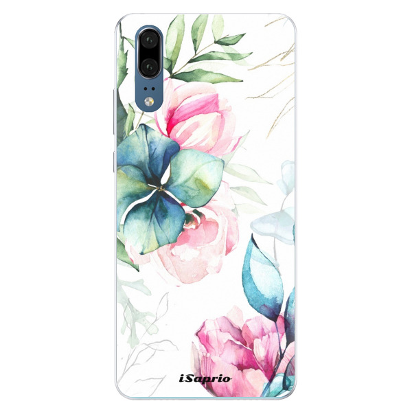 Silikonové pouzdro iSaprio - Flower Art 01 - Huawei P20