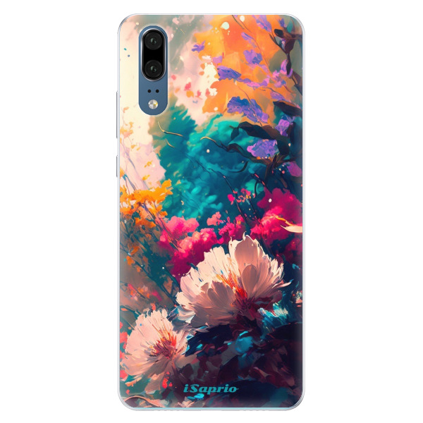 Silikonové pouzdro iSaprio - Flower Design - Huawei P20