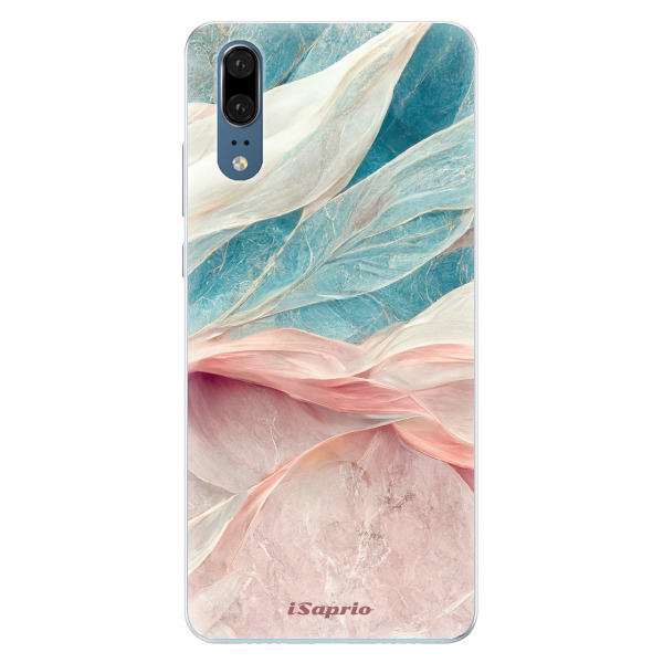 Silikonové pouzdro iSaprio - Pink and Blue - Huawei P20