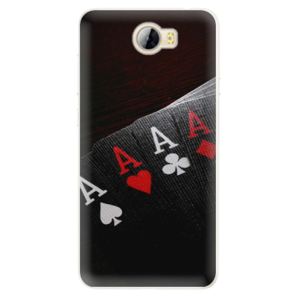Silikonové pouzdro iSaprio (mléčně zakalené) Poker na mobil Huawei Y5 II / Y6 II Compact (Silikonový kryt, obal, pouzdro iSaprio (podkladové pouzdro není čiré, ale lehce mléčně zakalené) Poker na mobilní telefon Huawei Y5 II / Y6 II Compact)