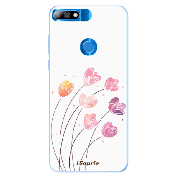 Silikonové pouzdro iSaprio - Flowers 14 - Huawei Y7 Prime 2018