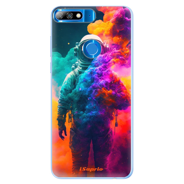 Silikonové pouzdro iSaprio - Astronaut in Colors - Huawei Y7 Prime 2018
