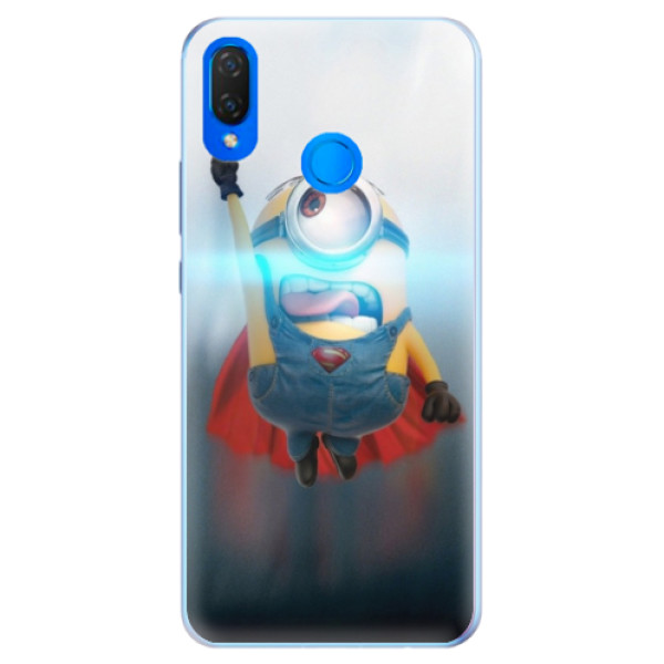 Silikonové pouzdro iSaprio - Mimons Superman 02 - Huawei Nova 3i