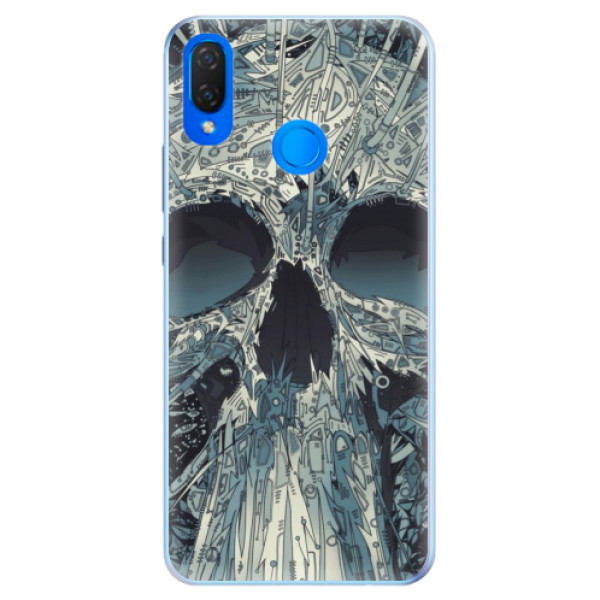 Silikonové pouzdro iSaprio - Abstract Skull - Huawei Nova 3i