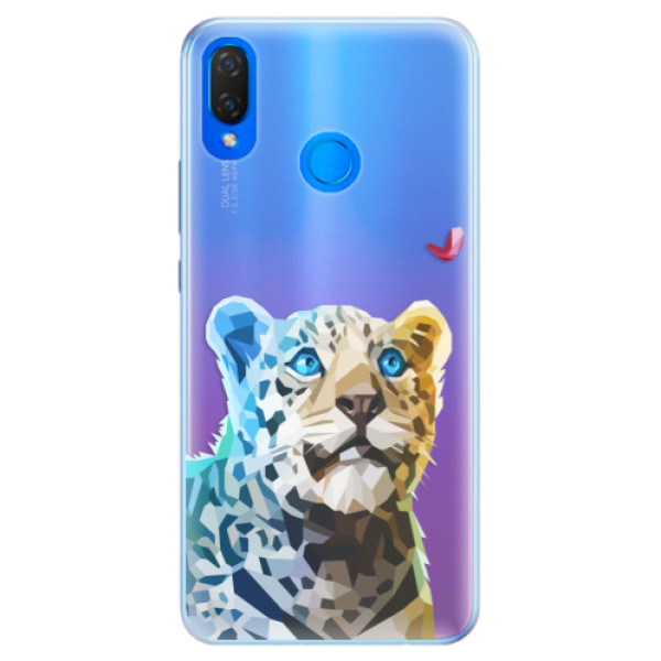 Silikonové pouzdro iSaprio - Leopard With Butterfly - Huawei Nova 3i
