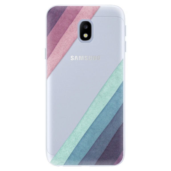 Silikonové pouzdro iSaprio - Glitter Stripes 01 - Samsung Galaxy J3 2017