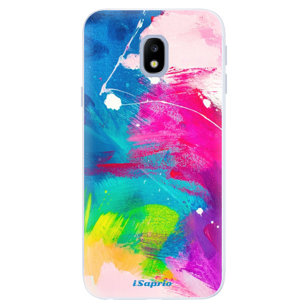 Silikonové pouzdro iSaprio - Abstract Paint 03 - Samsung Galaxy J3 2017