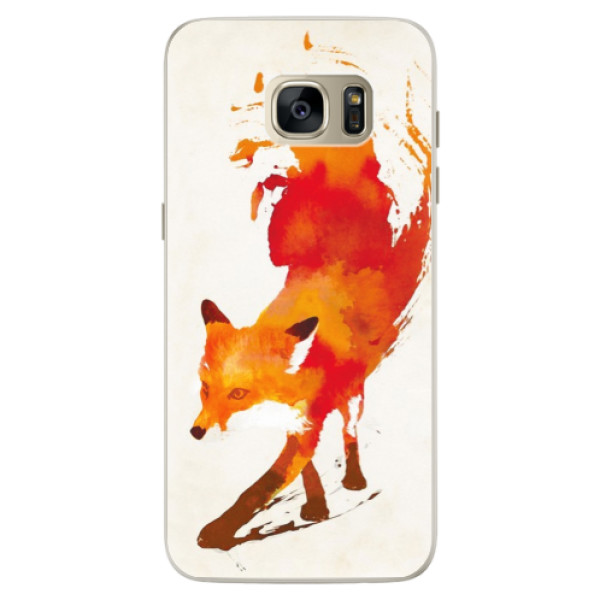 Silikonové pouzdro iSaprio - Fast Fox - Samsung Galaxy S7