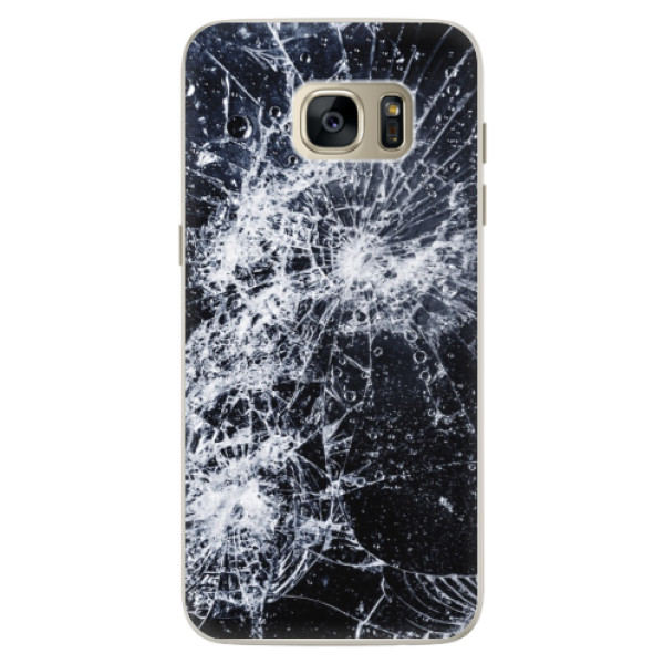 Silikonové pouzdro iSaprio - Cracked - Samsung Galaxy S7