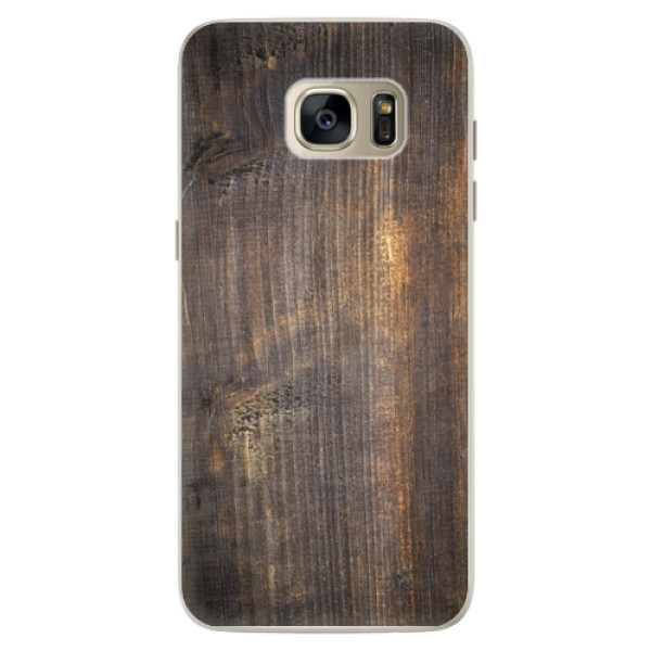 Silikonové pouzdro iSaprio - Old Wood - Samsung Galaxy S7