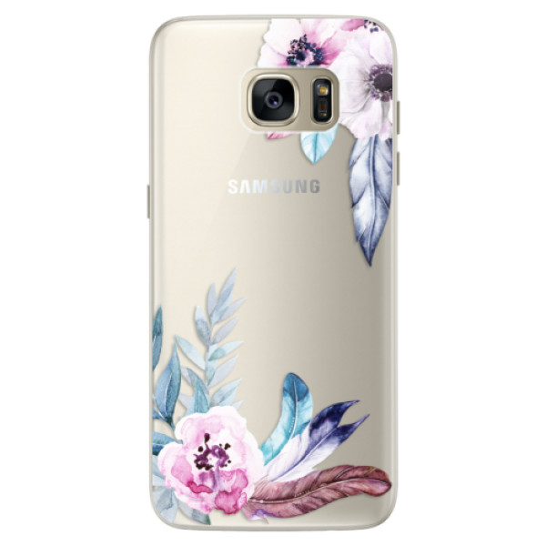 Silikonové pouzdro iSaprio - Flower Pattern 04 - Samsung Galaxy S7