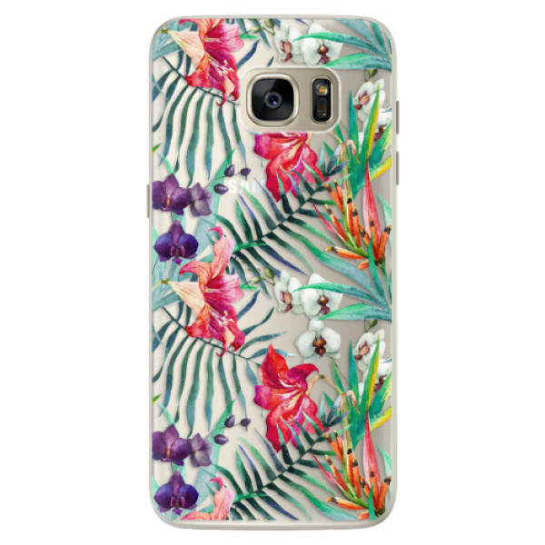 Silikonové pouzdro iSaprio - Flower Pattern 03 - Samsung Galaxy S7
