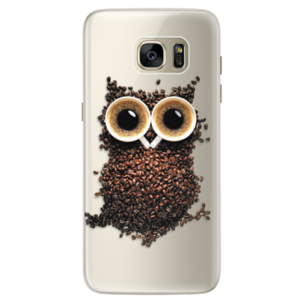 Silikonové pouzdro iSaprio - Owl And Coffee - Samsung Galaxy S7