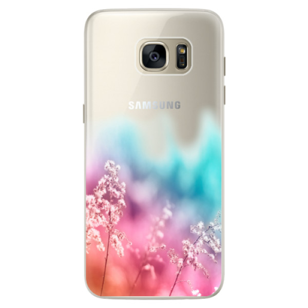 Silikonové pouzdro iSaprio - Rainbow Grass - Samsung Galaxy S7