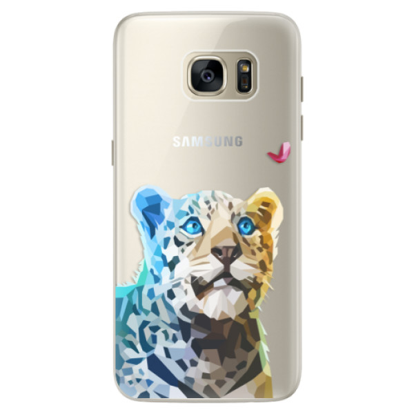 Silikonové pouzdro iSaprio - Leopard With Butterfly - Samsung Galaxy S7