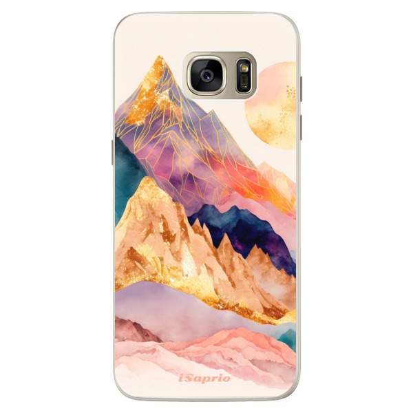 Silikonové pouzdro iSaprio - Abstract Mountains - Samsung Galaxy S7