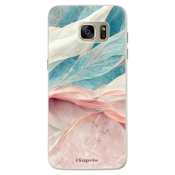Silikonové pouzdro iSaprio - Pink and Blue - Samsung Galaxy S7