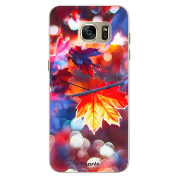 Silikonové pouzdro iSaprio - Autumn Leaves 02 - Samsung Galaxy S7 Edge