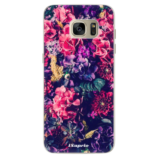 Silikonové pouzdro iSaprio (mléčně zakalené) Květy v Kontrastu 10 na mobil Samsung Galaxy S7 Edge (Silikonový kryt, obal, pouzdro iSaprio (podkladové pouzdro není čiré, ale lehce mléčně zakalené) Květy v Kontrastu 10 na mobilní telefon Samsung Galaxy S7)