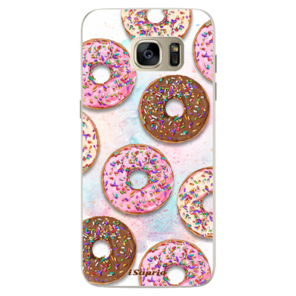 Silikonové pouzdro iSaprio - Donuts 11 - Samsung Galaxy S7 Edge