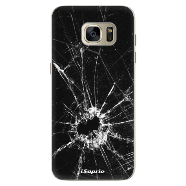 Silikonové pouzdro iSaprio - Broken Glass 10 - Samsung Galaxy S7 Edge