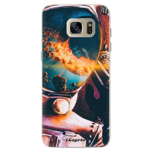 Silikonové pouzdro iSaprio - Astronaut 01 - Samsung Galaxy S7 Edge