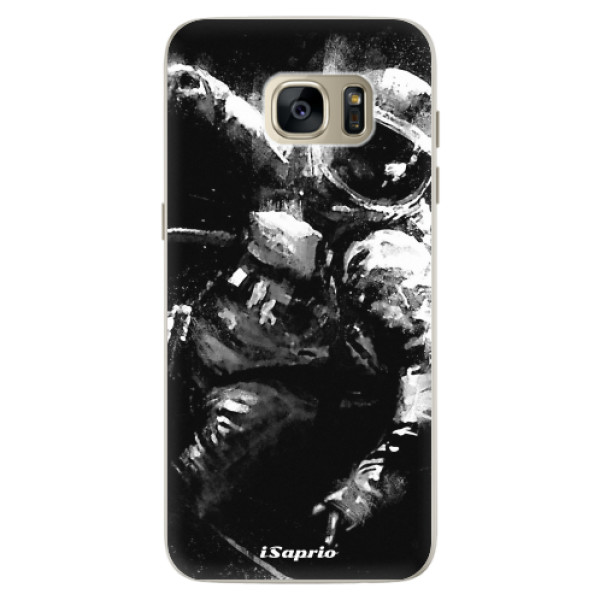 Silikonové pouzdro iSaprio - Astronaut 02 - Samsung Galaxy S7 Edge