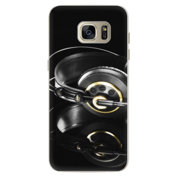 Silikonové pouzdro iSaprio - Headphones 02 - Samsung Galaxy S7 Edge