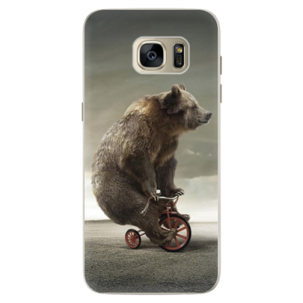Silikonové pouzdro iSaprio - Bear 01 - Samsung Galaxy S7 Edge