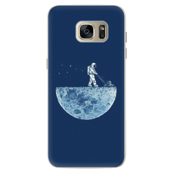 Silikonové pouzdro iSaprio - Moon 01 - Samsung Galaxy S7 Edge