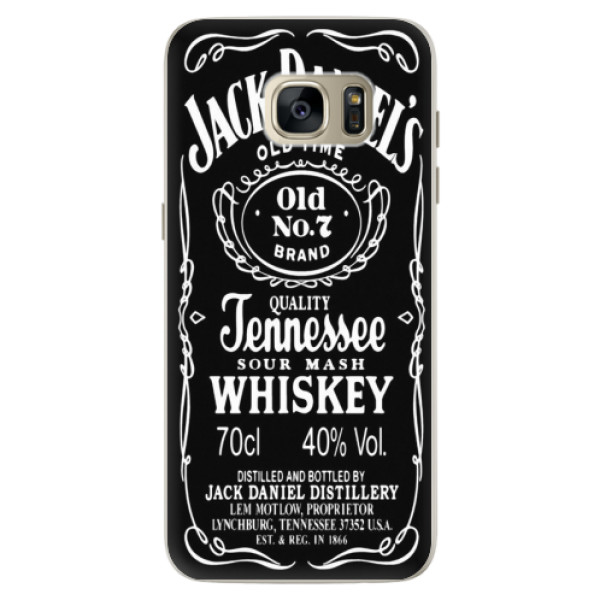 Silikonové pouzdro iSaprio - Jack Daniels - Samsung Galaxy S7 Edge