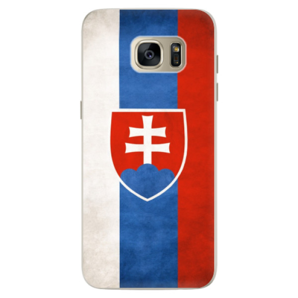 Silikonové pouzdro iSaprio - Slovakia Flag - Samsung Galaxy S7 Edge