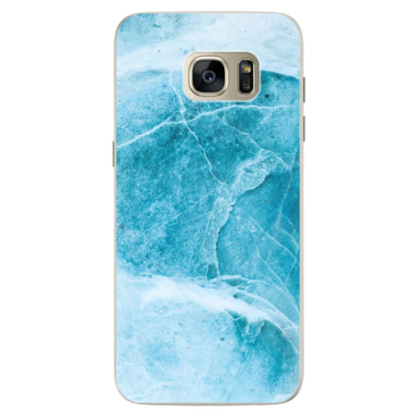 Silikonové pouzdro iSaprio - Blue Marble - Samsung Galaxy S7 Edge
