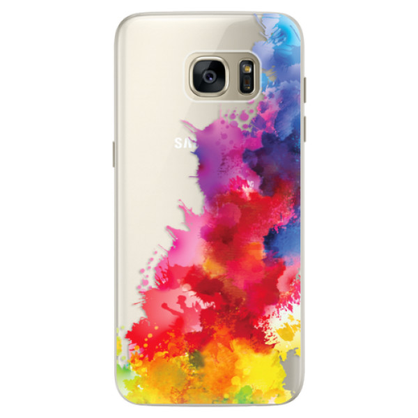 Silikonové pouzdro iSaprio (mléčně zakalené) Color Splash 01 na mobil Samsung Galaxy S7 Edge (Silikonový kryt, obal, pouzdro iSaprio (podkladové pouzdro není čiré, ale lehce mléčně zakalené) Color Splash 01 na mobilní telefon Samsung Galaxy S7 Edge)