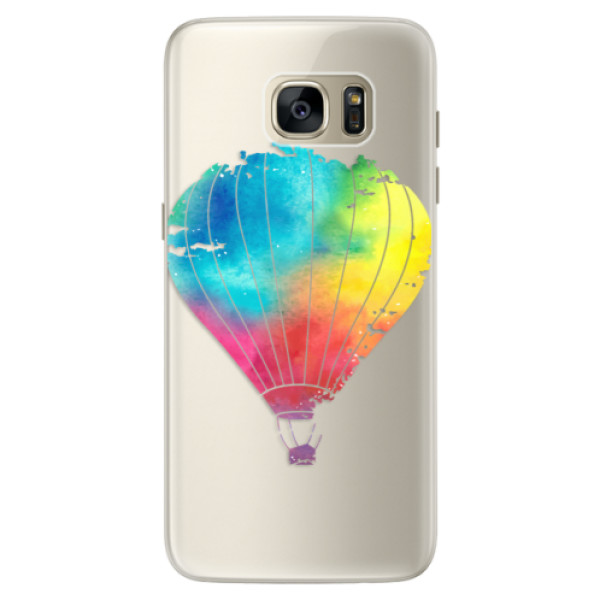 Silikonové pouzdro iSaprio - Flying Baloon 01 - Samsung Galaxy S7 Edge