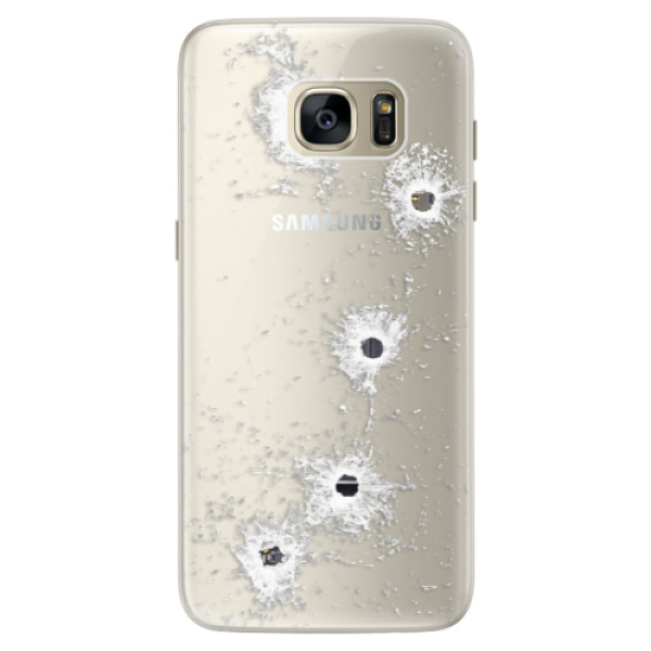 Silikonové pouzdro iSaprio - Gunshots - Samsung Galaxy S7 Edge