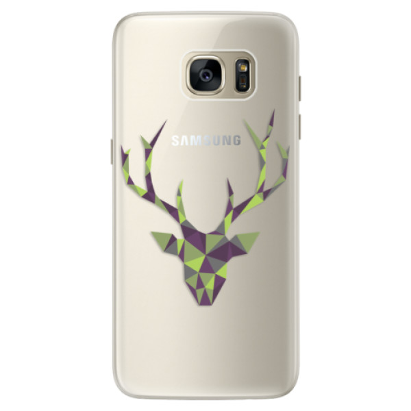 Silikonové pouzdro iSaprio - Deer Green - Samsung Galaxy S7 Edge