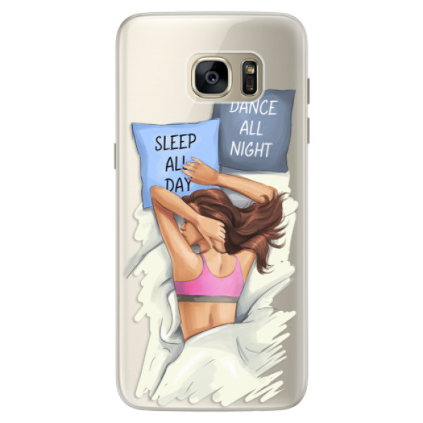 Silikonové pouzdro iSaprio - Dance and Sleep - Samsung Galaxy S7 Edge