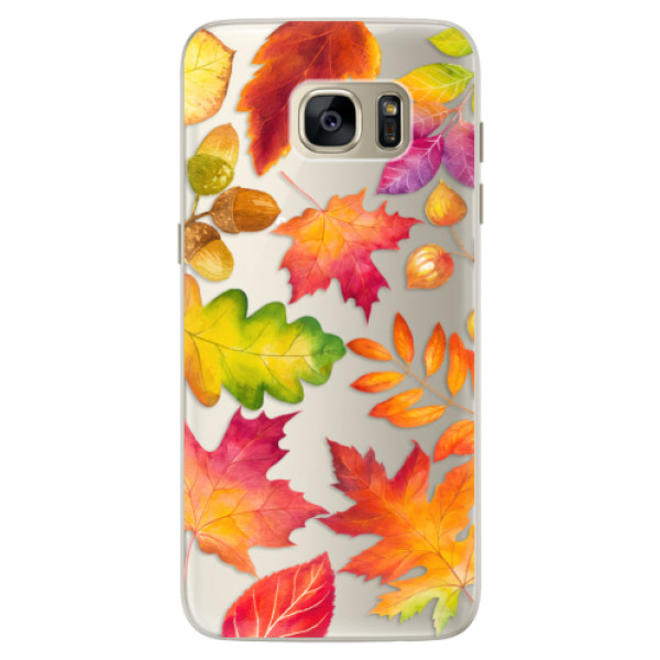 Silikonové pouzdro iSaprio - Autumn Leaves 01 - Samsung Galaxy S7 Edge