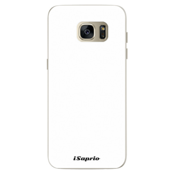 Silikonové pouzdro iSaprio 4Pure bílé na mobil Samsung Galaxy S7 Edge (Silikonový kryt, obal, pouzdro iSaprio 4Pure bílé na mobilní telefon Samsung Galaxy S7 Edge)