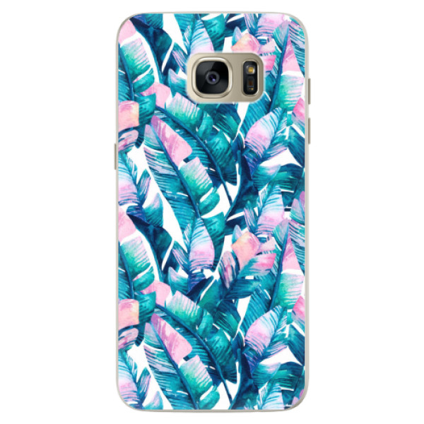 Silikonové pouzdro iSaprio - Palm Leaves 03 - Samsung Galaxy S7 Edge