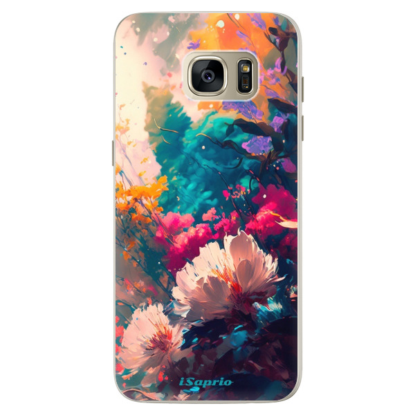 Silikonové pouzdro iSaprio - Flower Design - Samsung Galaxy S7 Edge
