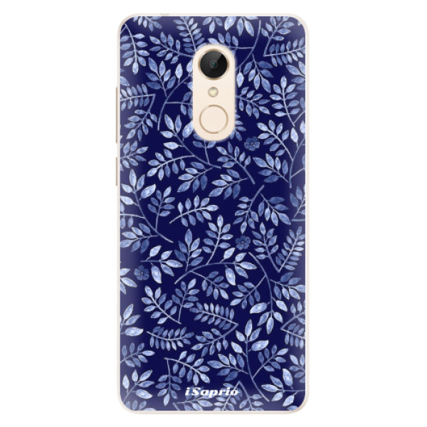 Silikonové pouzdro iSaprio - Blue Leaves 05 - Xiaomi Redmi 5