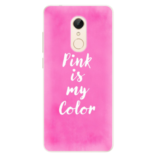 Silikonové pouzdro iSaprio - Pink is my color - Xiaomi Redmi 5