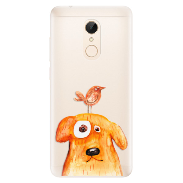 Silikonové pouzdro iSaprio - Dog And Bird - Xiaomi Redmi 5