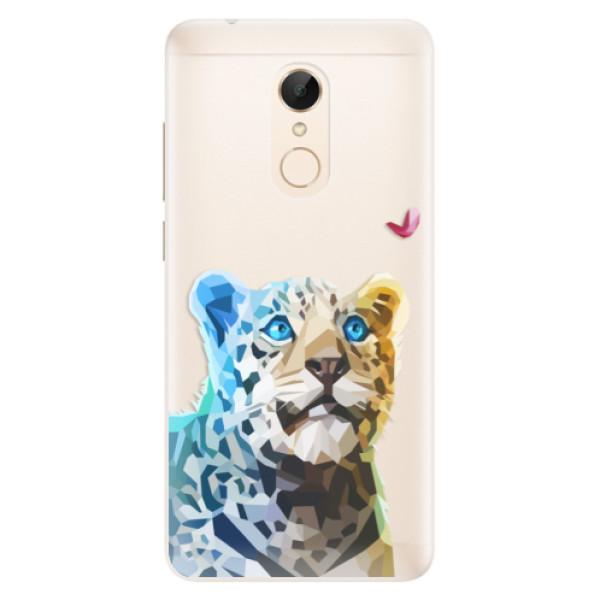Silikonové pouzdro iSaprio - Leopard With Butterfly - Xiaomi Redmi 5
