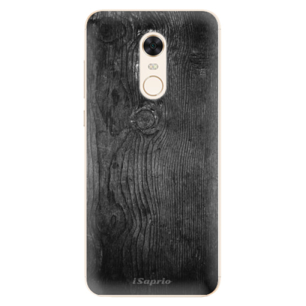 Silikonové pouzdro iSaprio (mléčně zakalené) Black Wood 13 na mobil Xiaomi Redmi 5 Plus (Silikonový kryt, obal, pouzdro iSaprio (podkladové pouzdro není čiré, ale lehce mléčně zakalené) Black Wood 13 na mobilní telefon Xiaomi Redmi 5 Plus)