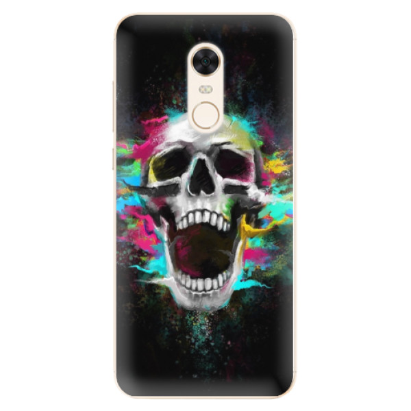 Silikonové pouzdro iSaprio - Skull in Colors - Xiaomi Redmi 5 Plus